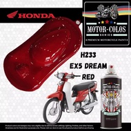 HONDA EX5 DREAM RED / H233 HONDA EX5 DREAM RED SPRAY PAINT / AIKKA / MOTOR-COLOS