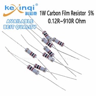 (20pcs) 1W Carbon Film Resistor 0.12R~910R 5% 0.22R 0.33R 0.47R 1R 1.5R 4.7R 10R 33R 68R 100R 150R 2
