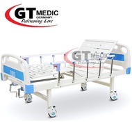 HOTSALE🌟 Crank 2 Turn Function Medical Home Care Hospital Nursing Bed Dining Table_Tilam Katil Ripple Air