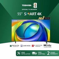 Toshiba 55 Inci 4K UHD Dolby Atmos / TV Pintar / Televisyen 55C350RP
