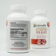 Original Almafit Vitamin D3 5000 Iu + K2 90 Mcg Jantung Tulang