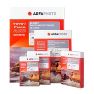 Agfa Glossy Inkjet 4 R, 5 R Photo Paper (4R～200gsm/230gsm~100sheets)