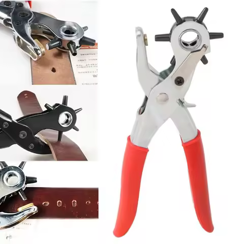 Leather Hole Punch Leather Tools Multifunctional Ordinary Carbon Steel Belt Puncher Punching Tool Be