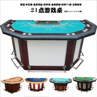 21 O'clock Table BLACKJAC Black Jack Card Table Caribbean Game Table