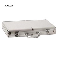 [AJAZ] Chip Carry Case Chip Set Box Solid Portable Aluminum Alloy Box for Travel Household Dealer Pl