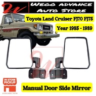 Toyota Landcruiser Land Cruiser FJ70 FJ75 LJ70 LJ75 BJ70 BJ75 Chrome Door Side Mirror Manual New