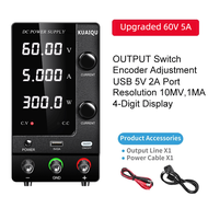 KUAIQU เครื่องจ่ายไฟ DC Power Supply 30V 20A 30V 30A 60V 20A Lab Bench Power Supply For 24V 48V lith