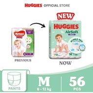 Huggies AIRSoft Pants M56 x 1 Super Jumbo Pack