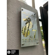 No Rumah Eksklusif/No Rumah/No Rumah Hipster/No Rumah Budget/House Number/House Plate Number/SS-03