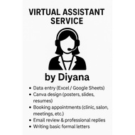 Virtual Assistant Service | Admin Support, Data Entry, Canva Design, Booking Appointments