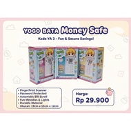 Yes 3 Safe Money Safe Fun & Secure Savings Code YA 3 Fingerprint Scanner Password Protected Patronic