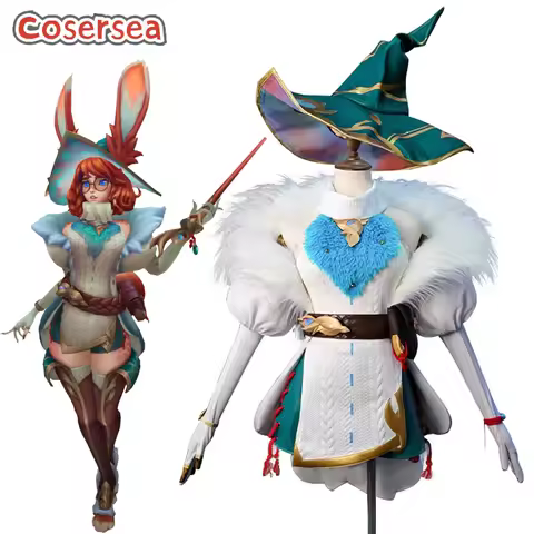 【Sold Out Now Sorry!!!]】Aurora Cosplay Costume Game LOL Champion Aurora Cosplay Costume Uniform Hall
