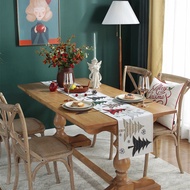 Christmas Table Runner Length 6 Seats 8 Seats 10 Seats Christmas Tree Snowflake Modern Thickened Tab