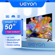 WEYON Smart TV Led 55 inch 50 inch 65 inch murah promo TV Android 50/55/65 inch 4K UHD-Youtube-Andro