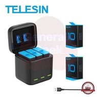 TELESIN HERO9 แบตเตอรี่เสริม+กล่องชาร์จแบบบรรจุแบตเตอรี่Gopro HERO9 TelesinTRIPLECHARGER BOXใช้กับHE