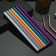 Factory Wholesale304Stainless Steel Straw Environment-Friendly Drinking Straw Milk Tea Cold Drink Straw Metal Coffee Str