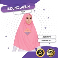 TUDUNG LABUH SEKOLAH PINK ( BIDANG 60” KAIN KOSHIBO ) - TL003