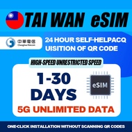 【AE】Taiwan eSIM | 1-30 Days | High-Speed UNLIMITED GB+HOTSPOT | Taiwan Travel Prepaid Sim Card | 台湾上