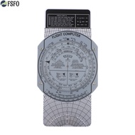 【FSFO】E6B flight computer aviation plotter slide rule for aviation flight training [Ready Stock]