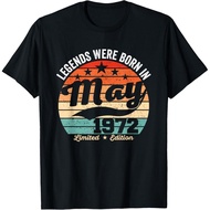 Vintage T-Shirt Celebrating The 53th Birthday The Legend Was Born In May. 1972