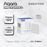 Aqara Smart Wall Switch H1, Support 2 Way Switch, Zigbee 3.0, Compatible with Smart Homekit, Google Home