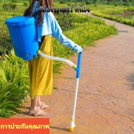 เครื่องหว่านปุ๋ย ถังหว่านปุ๋ย ถังหยอดปุ๋ย ถังขนาด20ลิตร ไม่ต้องก้มให้ปวดหลัง Fertilizer spreaders fe