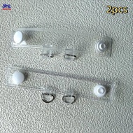 XOITOP Transparent PVC Bag Strap Extension Bules 2Pcs Easy Use Snap Clasp Clips for School Bag Handb