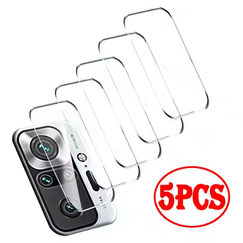5PCS Tempered Glass on Redmi Note 10 Pro Max 10s 9T Protector Camera Lens Film for Xiaomi 11 Ultra 1