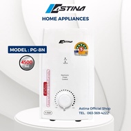 ASTINA เครื่องทำน้ำอุ่น ASTINA PG-8N 4500 วัตต์ สีขาว ประหยัดไฟเบอร์5 (5ดาว)  ---เฉพาะตัวเครื่อง---