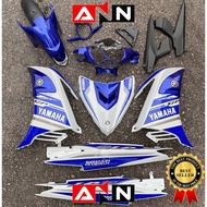 COVERSET BODYSET YAMAHA LC LC135 V6 V7 DR BLUE GP BIRU CODE 039 STRIPE TANAM DOCTOR EDITION OEM