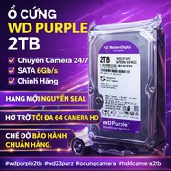 WD Purple 2TB WD23PURZ HDD – Specialized in 24/7 Camera, SATA 6Gb/s, Genuine