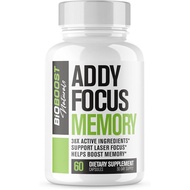 Addy Focus Memory | Ultra Strength Brain Supplement Nootropic Pills for Memory, Focus & Energy | Inc