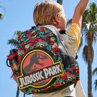 Smiggle - 【0.4kg 超輕護脊】Jurassic Park 侏羅紀公園 14L 護脊書包 38 cm兒童背囊| 兒童旅行袋| 黑色｜幼兒書包｜平行進口