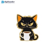 DGF  Cute Animal Enamel Pin Cat Dog Brooch Lapel Badge Fashion Bag Clothing Accessories For Backpack
