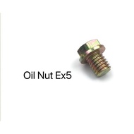 CLEARANCE - EX5 OIL NUT ENGINE OIL BOLT ENGIN SKRU NUT STANDARD HONDA EX5 [ 1 PCS ]