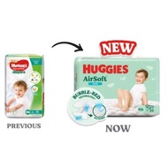 RM35.55 SAJA! (NEW UPGRADED) HUGGIES  Huggies Air Soft / Ultra Natural Soft Diapers S70/M60/L50/XL44