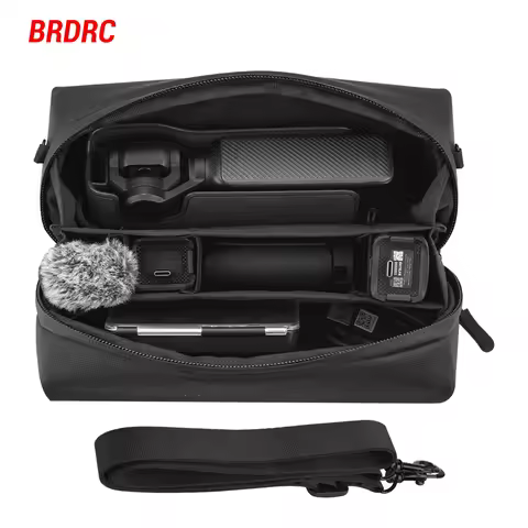 BRDRC Pocket 4 Storage Bag Carrying Case for DJI OSMO 360/Pocket 3 Accessories Large Capacity Portab
