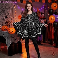FRANCESCO Halloween Spider Web Cloak - Spooky Cosplay Costume for Parties