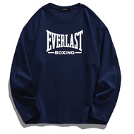 BAJU VIRAL EVERLÂST B0XING UNISEX XS-5XL LONG SLEEVE T-SHIRT 100%COTTON PREMIUM QUALITY