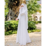 JUBAH DRESS NIKAH saiz L OFF WHITE MARDINASAFIYYAH RM100 SHJ