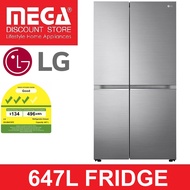 LG GS-B6472PZ 647L SIDE-BY-SIDE FRIDGE ( 3 TICKS) + FREE $50 VOUCHER BY LG (UNTIL 31/05/2024)