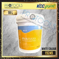 18L 7L KCC EVA MAXX 15245 WHITE (Interior Ceiling Wall Undercoat Emulsion) Cat Dinding Siling Dalam Rumah,Cat Ruang Tamu