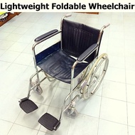 Lightweight Foldable Steel Wheelchair Kerusi Roda Besi Ringan