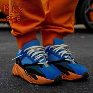 Kasut larian uniseks retro YZY saiz besar UK12 Runner 700 V1 "Biru Cerah" GZ0541