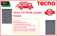 Tecno TUF 89 89L Upright Freezer / FREE EXPRESS DELIVERY