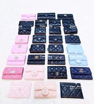 Chanel 銀包Card Holder現貨 wallet coin pouch mini ocase cardholder coin purse經典卡包卡片套長銀包短銀包散紙包零錢包 黑色粉紅色櫻花