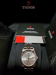 鑽石 TUDOR 帝舵 76214 銀面 99%新全套齊