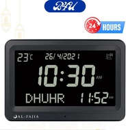 MY Al-Fajia Jam Azan Digital Clock Azan Sounds Solat Reminder Dinding Rumah Hijir Gregorian Calendar