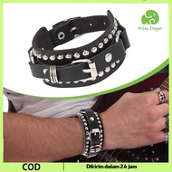Fashionable and Versatile Goth Bracelet Men's Punk Bracelet Individual and Fashionable Punk Bracelet