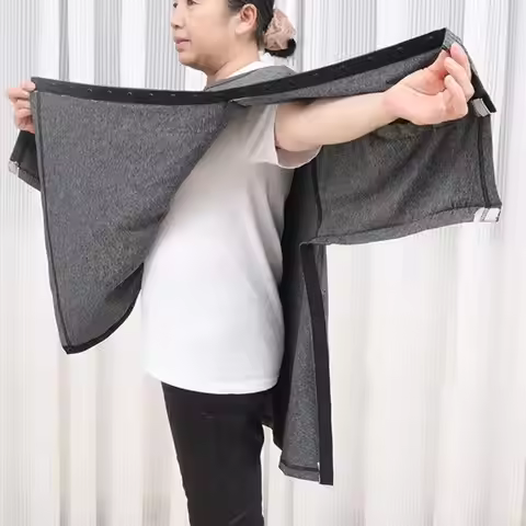 68UA Unisex Post Surgeries/Dialysis Shirt Full Tear Away Design with Easy Open Shoulder,Arm Side Che